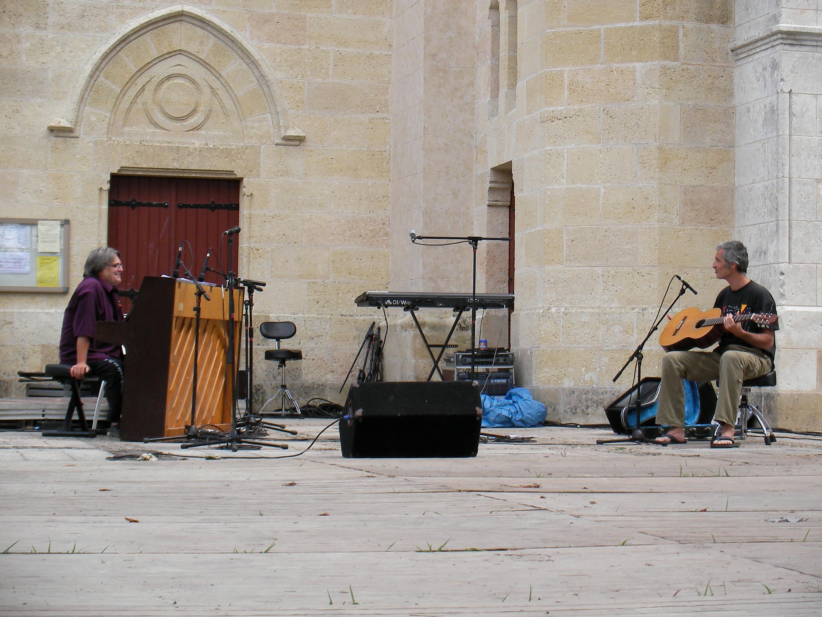 Philippe Laval et Bernard
        Lubat